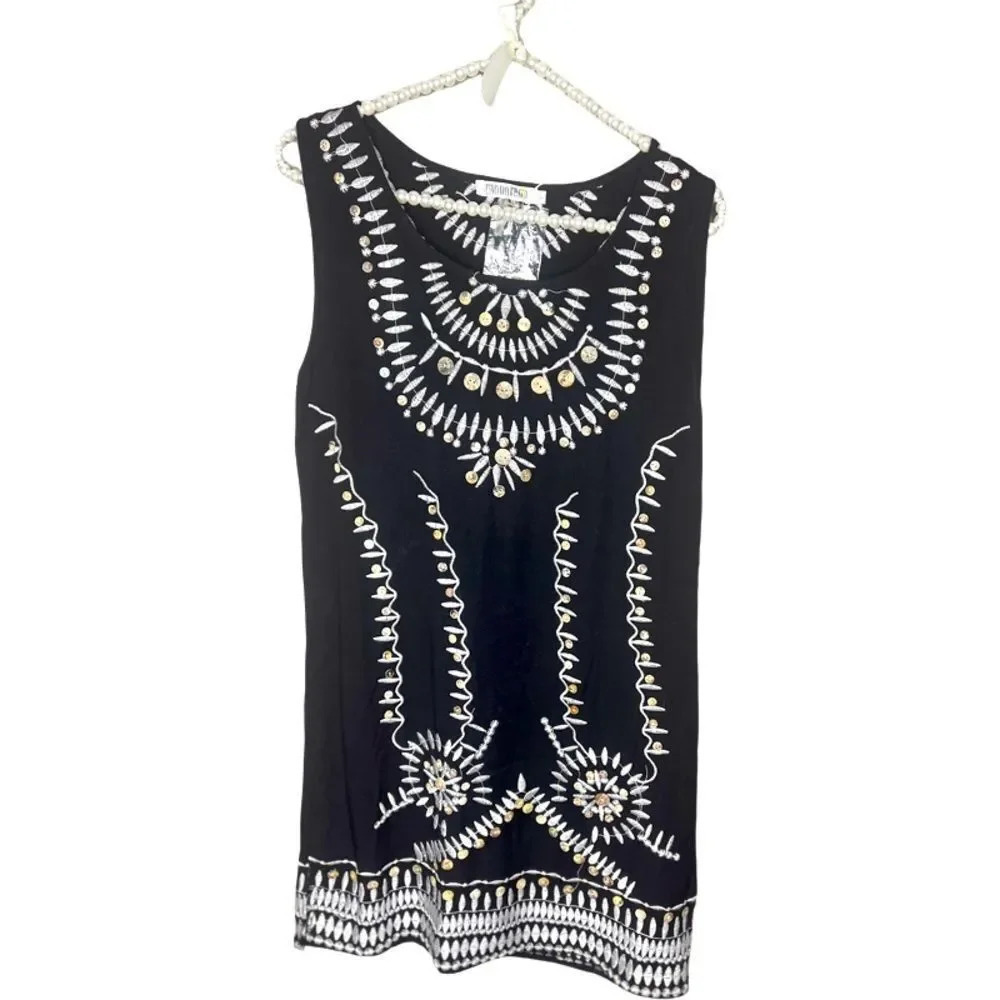 Monoreno NWOT Beautiful Mini Dress Size Large Beach Coverup